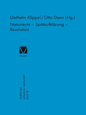 cover image of Naturrecht – Spätaufklärung – Revolution